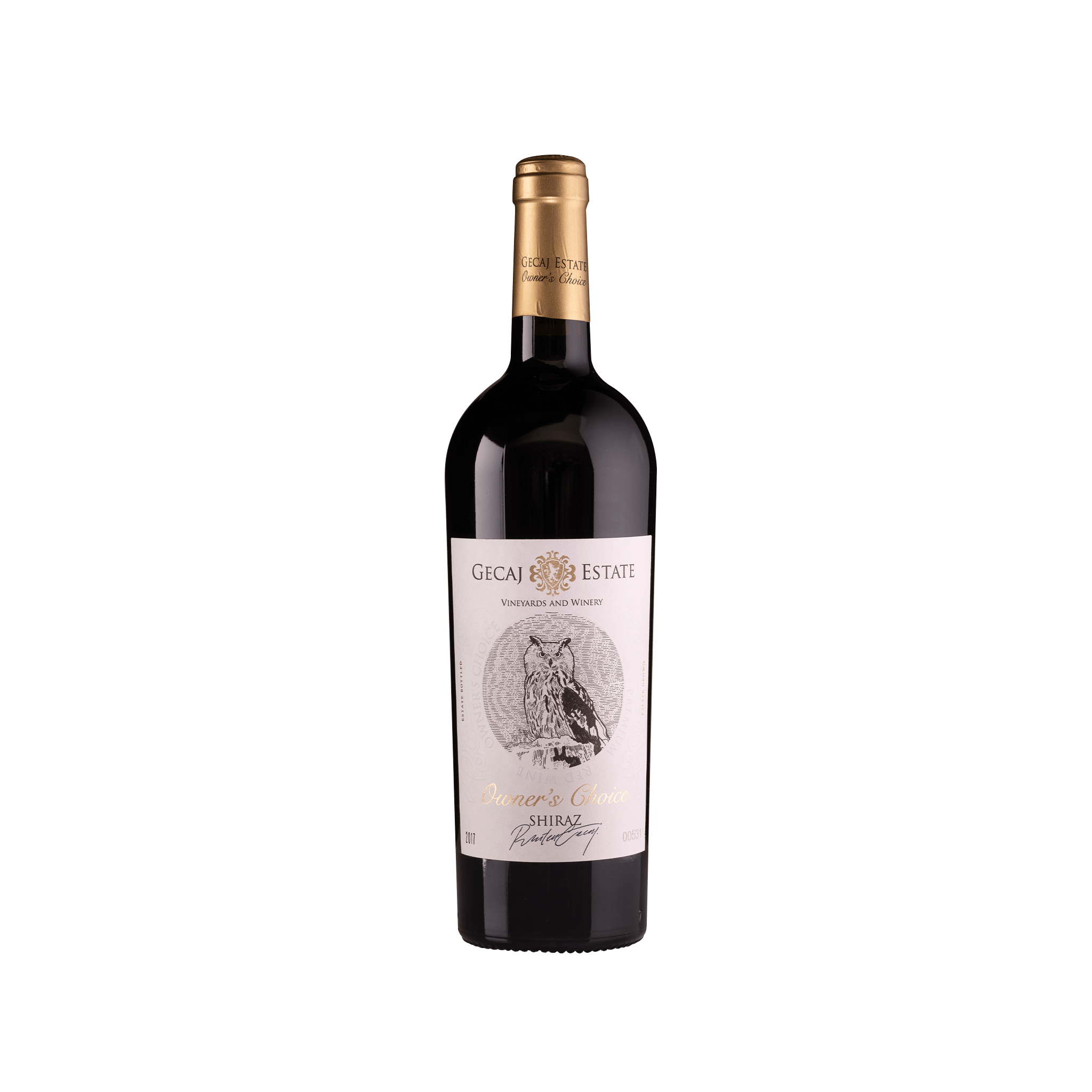 Owners Choice 2017 Shiraz - Stone Castle