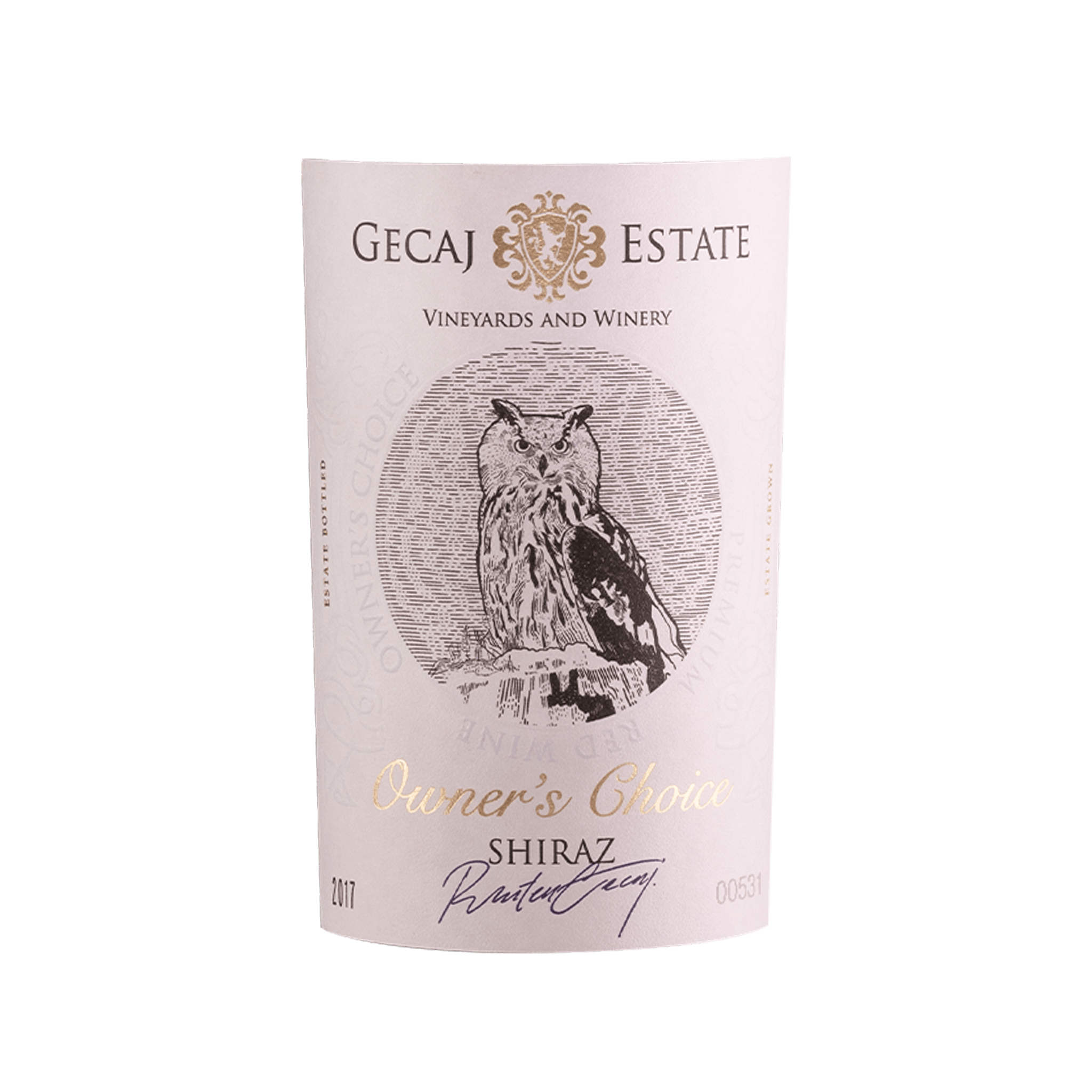 Owners Choice 2017 Shiraz - Stone Castle
